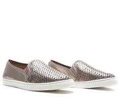 Tênis Slip On Prateado Ana