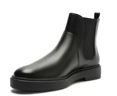 Bota Chelsea Cano Curto Salto Baixo Bold Preta